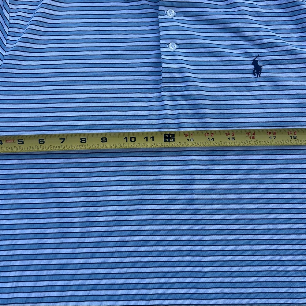 Polo by Ralph Lauren Blue Striped Polo Shirt - Picture 5 of 7